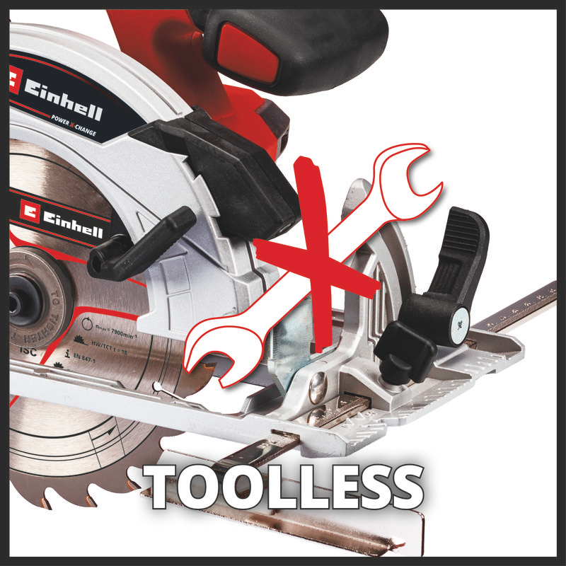 Пила циркулярная аккум. Einhell TE-CS 18/165-1 Li - Solo — детальное фото оборудования для СТО на remkola.by