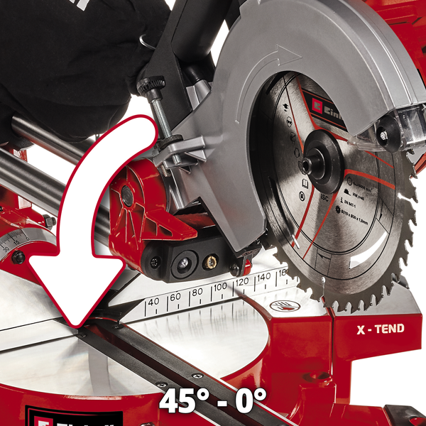 Пила торцовочная аккум. Einhell TE-SM 36/210 Li - Solo — детальное фото оборудования для СТО на remkola.by