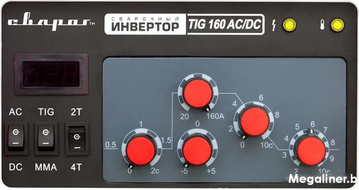 Сварочный инвертор Сварог TIG 160 AC/DC (R57) — детальное фото оборудования для СТО на remkola.by