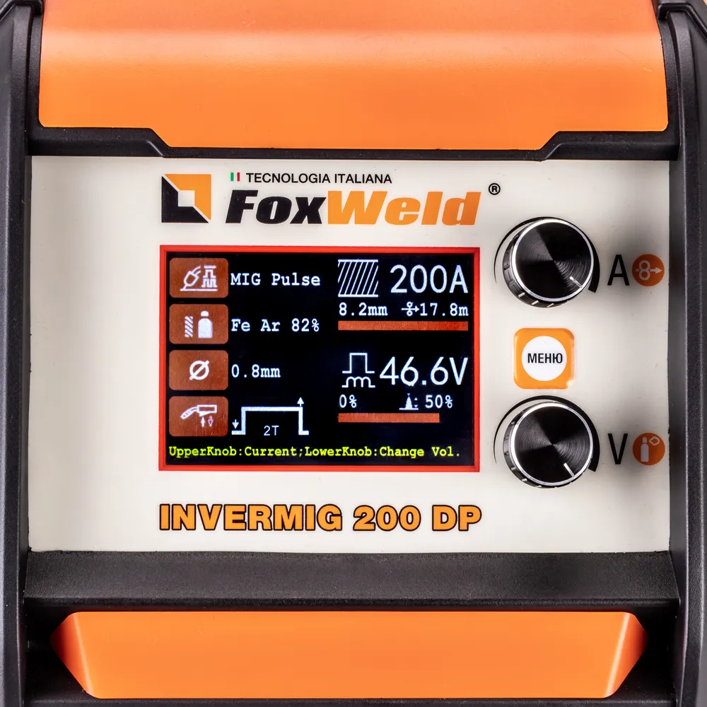 Сварочный полуавтомат Foxweld INVERMIG 200 DP — детальное фото оборудования для СТО на remkola.by