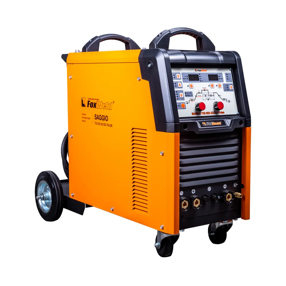 Аппарат аргонодуговой сварки Foxweld SAGGIO TIG 500 AC/DC Pulse — детальное фото оборудования для СТО на remkola.by