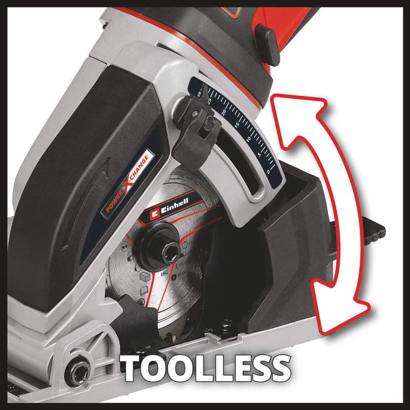 Пила циркулярная аккум. Einhell TE-CS 18/89 Li - Solo — детальное фото оборудования для СТО на remkola.by