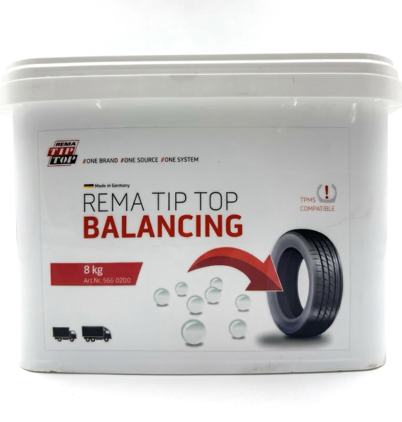 Гранулы балансировочные компаунд (микробисер) REMA TIP TOP  BALANCING 8 кг (ведро) Германия — фото товара на remkola.by