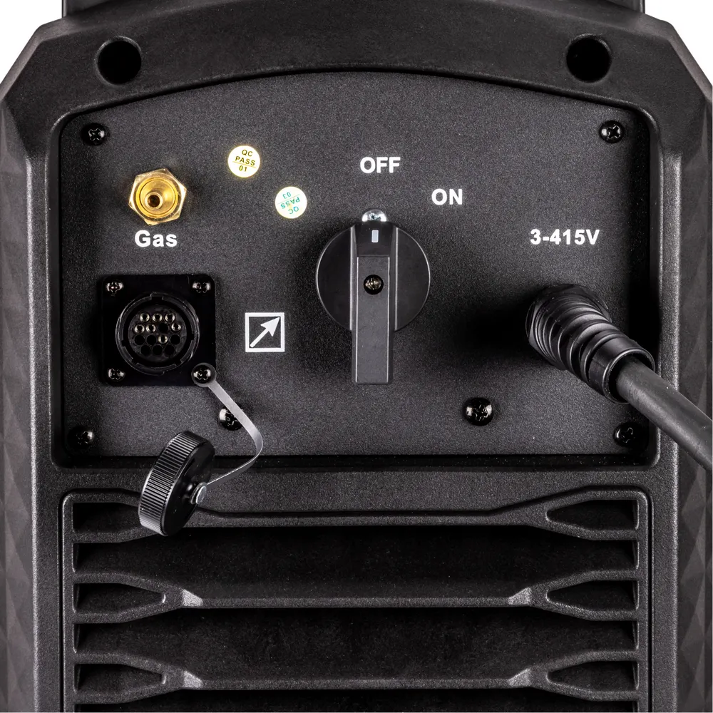 Сварочный полуавтомат FoxWeld SAGGIO MIG 505 DP LCD — детальное фото оборудования для СТО на remkola.by