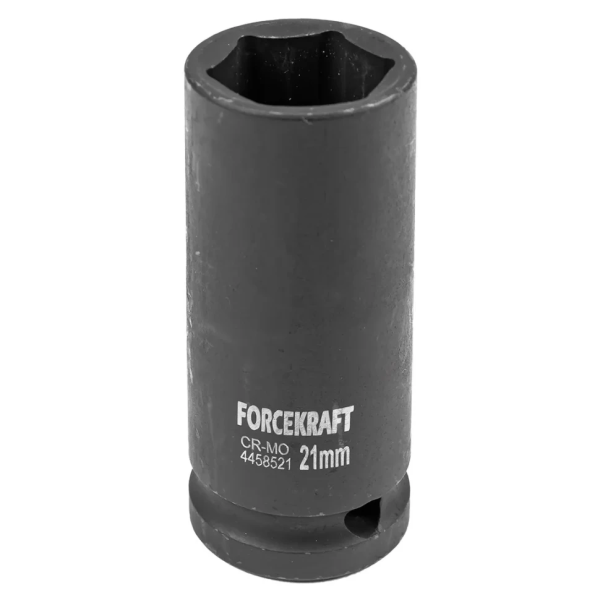 Головка торцевая ударная глубокая 21мм (6гр.), 1/2'' FORCEKRAFT FK-4458521 — фото товара на remkola.by