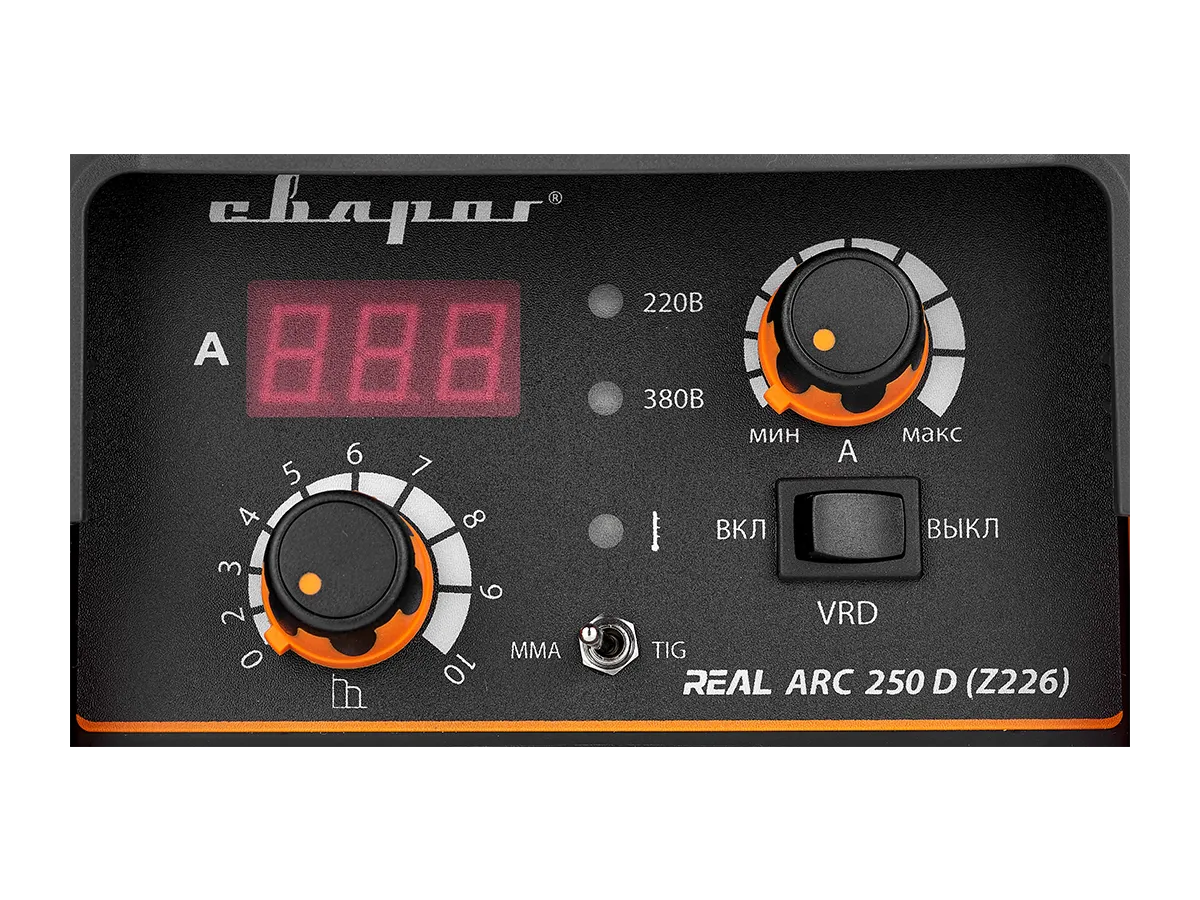 Сварочный инвертор Сварог REAL ARC 250D (Z226) — детальное фото оборудования для СТО на remkola.by