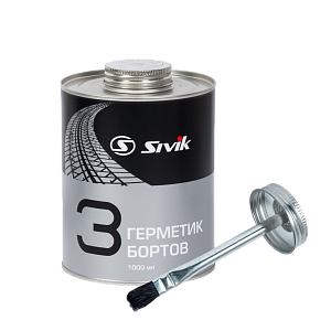 Герметик бортов шин Sivik 1000 мл (с кистью)