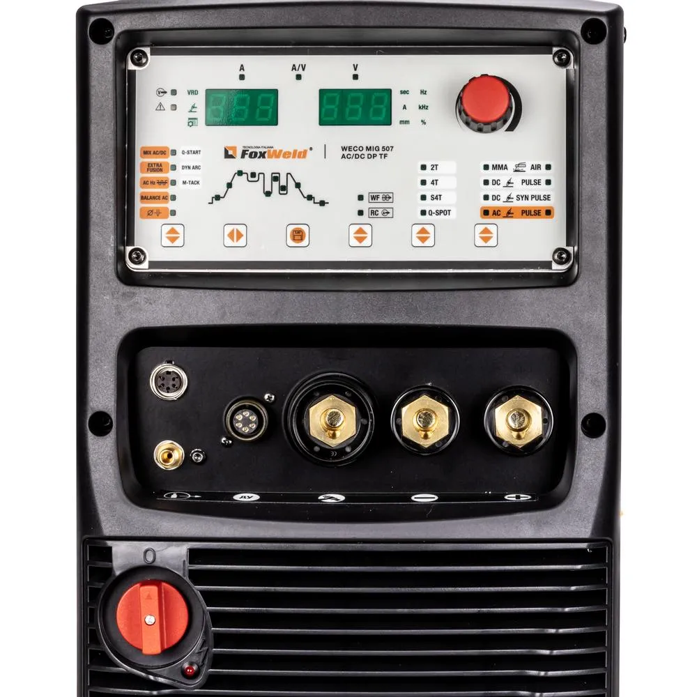 Сварочный полуавтомат FOXWELD WECO MIG 507 AC/DC DP — детальное фото оборудования для СТО на remkola.by