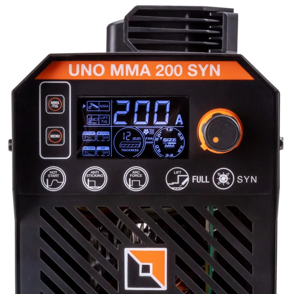 Сварочный аппарат FoxWeld UNO MMA 200 SYN — детальное фото оборудования для СТО на remkola.by