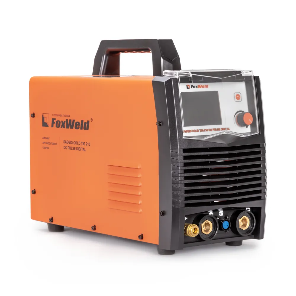 Аппарат аргонодуговой сварки Foxweld SAGGIO COLD TIG 210 DC PULSE DIGITAL — детальное фото оборудования для СТО на remkola.by