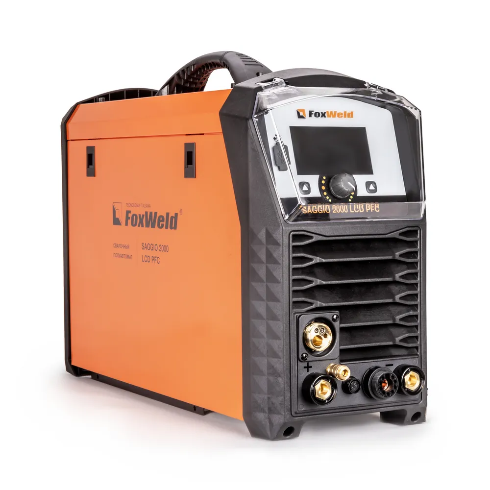 Сварочный полуавтомат Foxweld SAGGIO 2000 LCD PFC (5-в-1) — детальное фото оборудования для СТО на remkola.by
