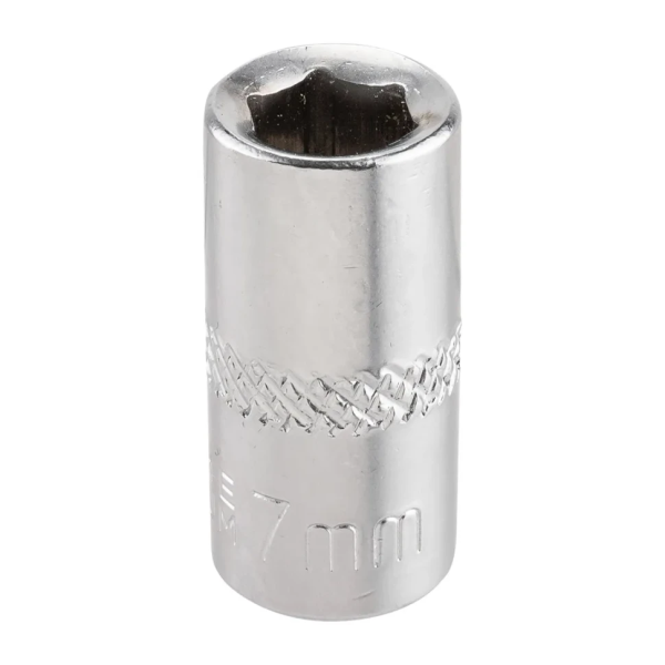 Головка неглубокая короткая торцевая 7мм (6гр.), 1/4'' RockFORCE LIGHT RF LIGHT-52507 — фото товара на remkola.by