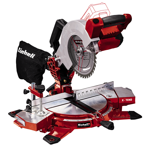 Пила торцовочная аккум. Einhell TE-MS 18/210 Li-Solo — детальное фото оборудования для СТО на remkola.by