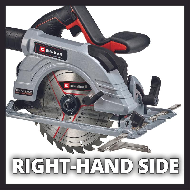 Пила циркулярная аккум. Einhell TP-CS 18/190 Li BL - Solo — детальное фото оборудования для СТО на remkola.by