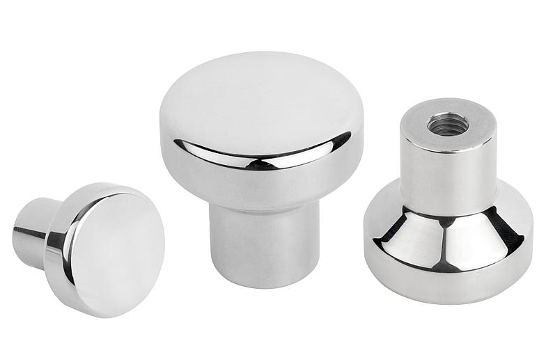 K1308 Ручки кнопки Hygienic USIT плоские, внутренняя резьба