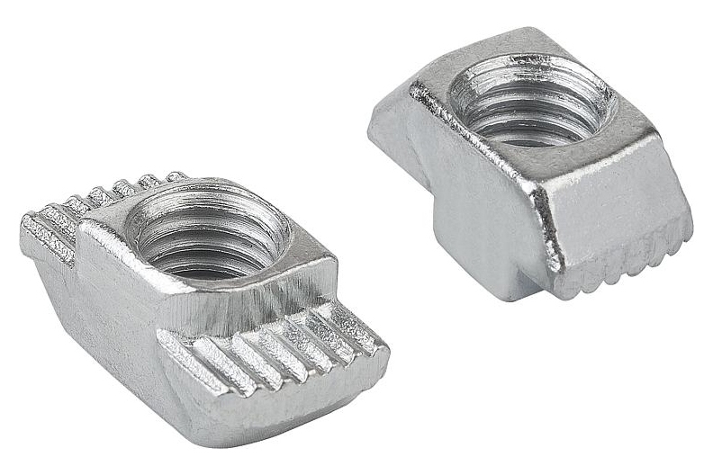 K1028 T-гайки из стали с рифлением (тип B)