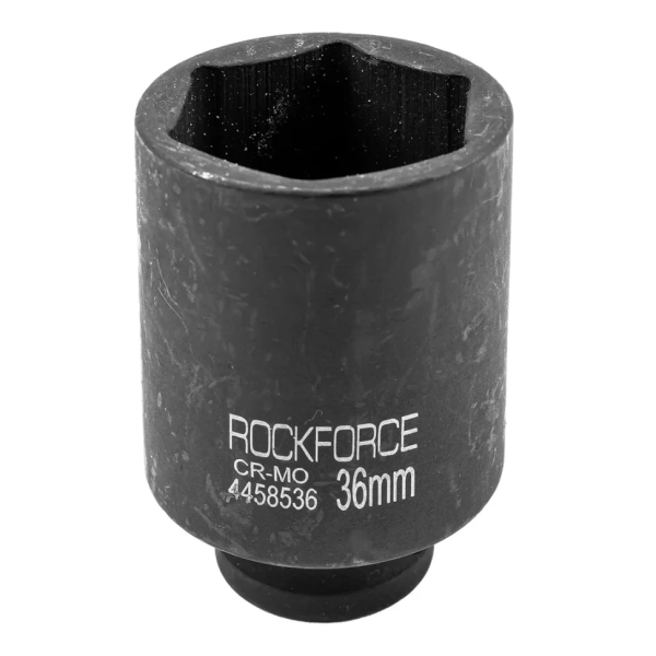 Головка торцевая ударная глубокая 36мм (6гр.), 1/2'' RockFORCE RF-4458536 — фото товара на remkola.by
