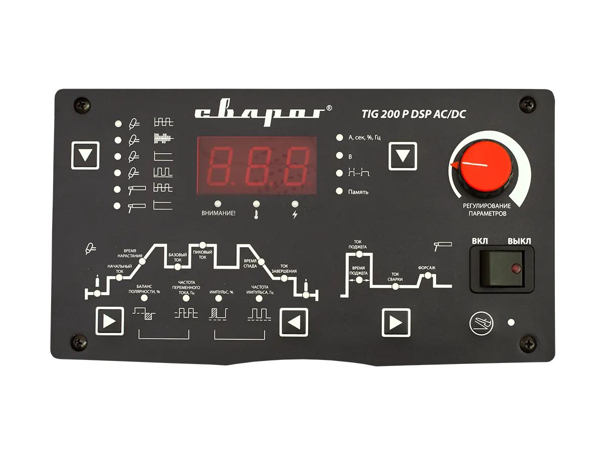 Сварочный инвертор Сварог Tech TIG 200 P DSP AC/DC (E104) — детальное фото оборудования для СТО на remkola.by