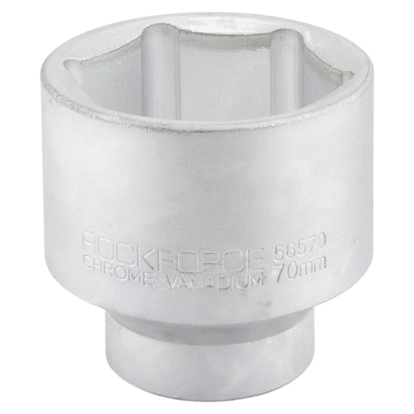 Головка торцевая неглубокая короткая 70мм (6гр.), 3/4'' RockFORCE RF-56570 — фото товара на remkola.by