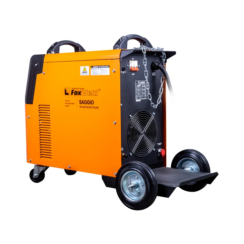 Аппарат аргонодуговой сварки Foxweld SAGGIO TIG 500 AC/DC Pulse — детальное фото оборудования для СТО на remkola.by