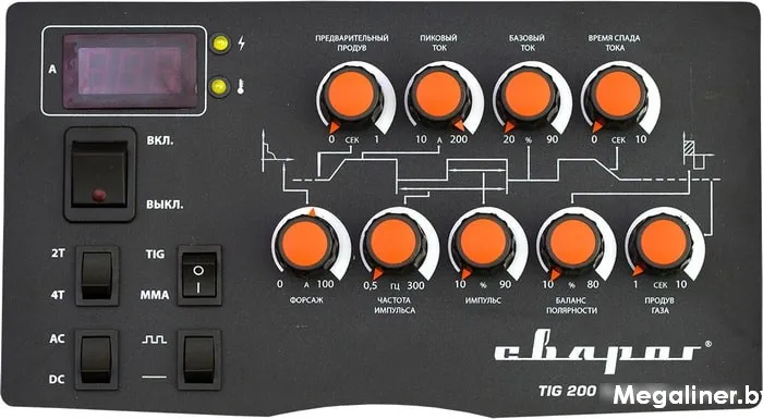 Инвертор Сварог TECH TIG 200 P AC/DC (E101) — детальное фото оборудования для СТО на remkola.by