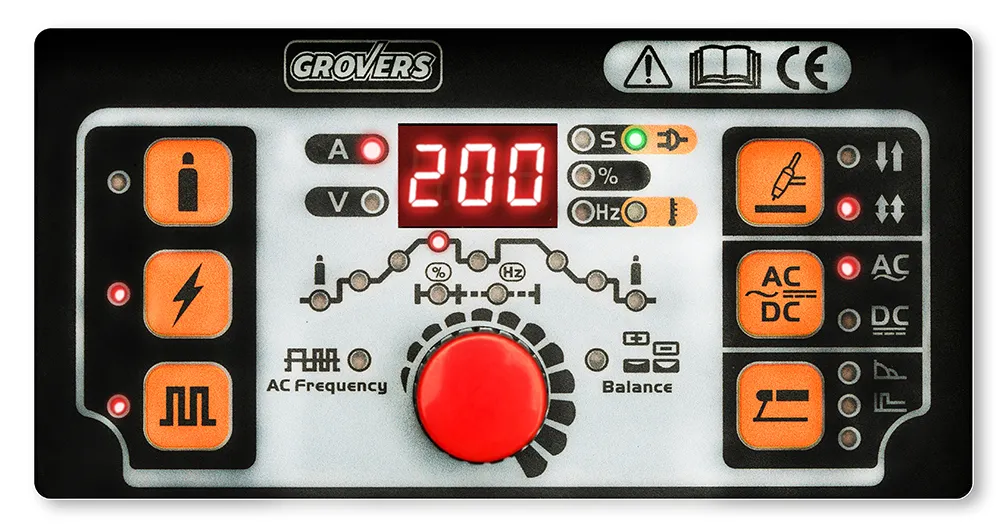 Сварочный инвертор GROVERS WSME-200P AC/DC - снят с производства — детальное фото оборудования для СТО на remkola.by