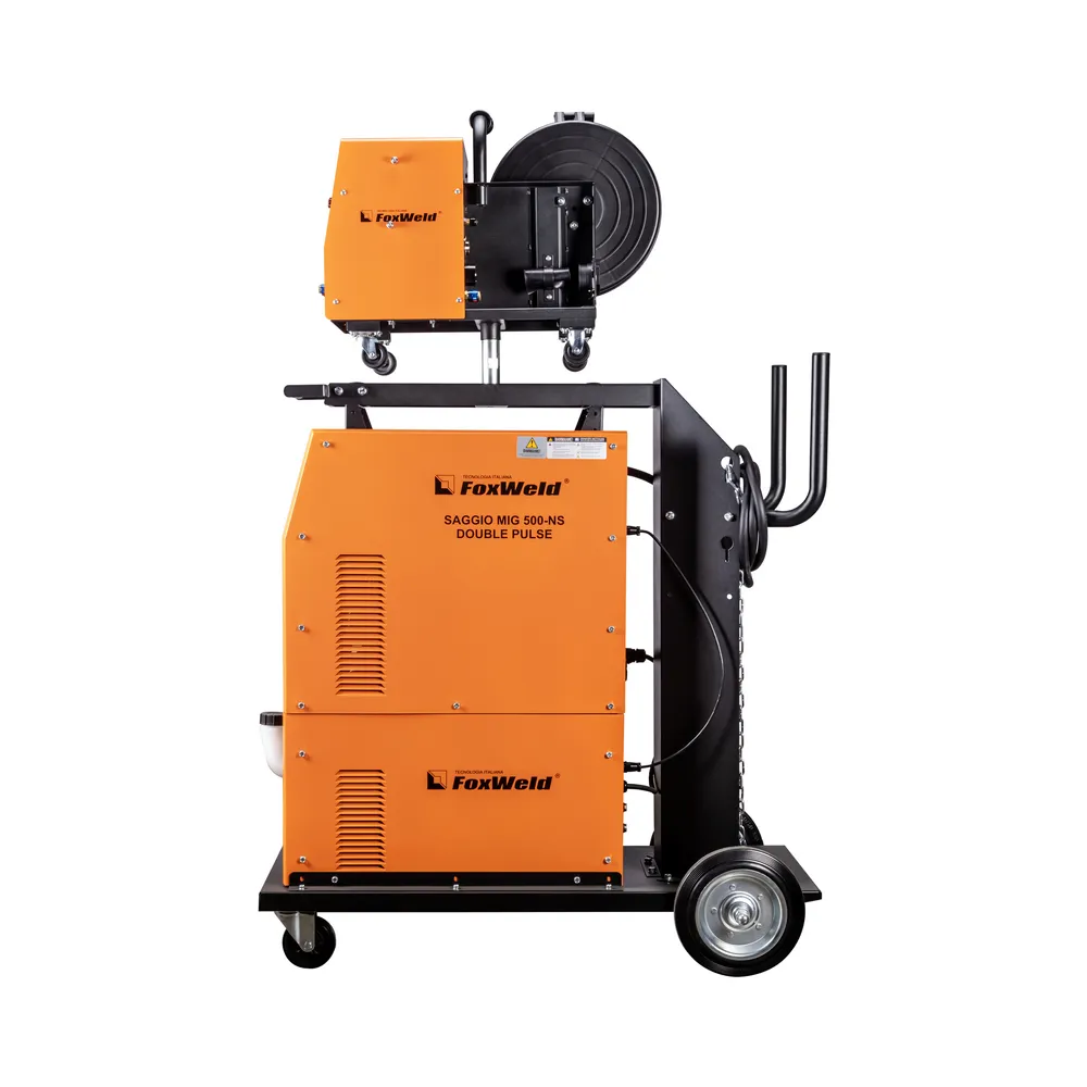 Сварочный полуавтомат FOXWELD SAGGIO MIG 500-NS DOUBLE PULSE — детальное фото оборудования для СТО на remkola.by