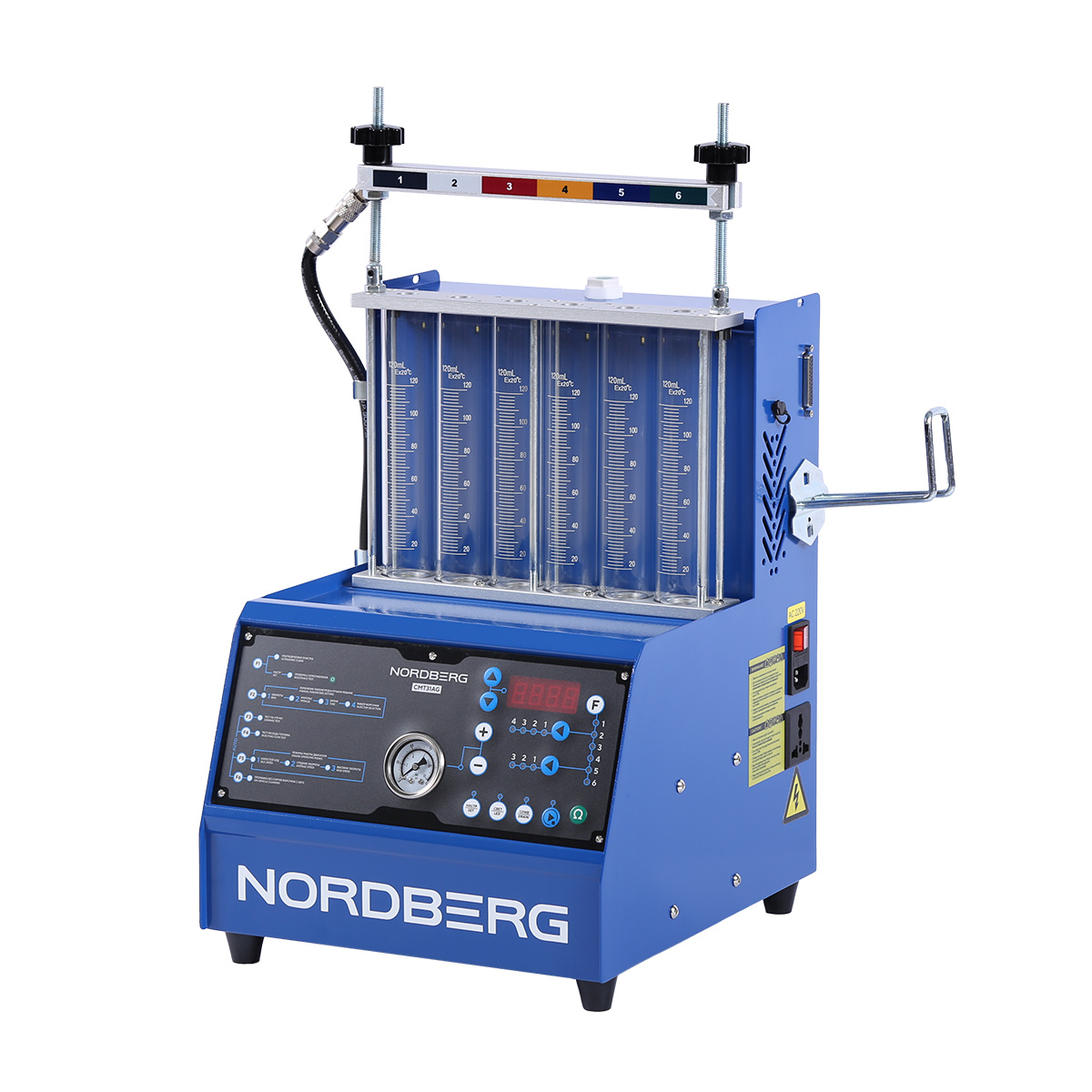Установка для тестирования и очистки форсунок NORDBERG CMT31AG — детальное фото оборудования для СТО на remkola.by