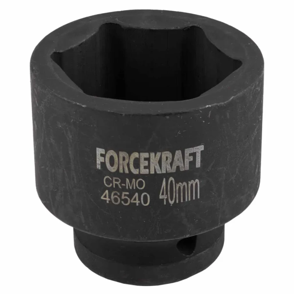 Головка ударная неглубокая короткая торцевая 40мм (6гр.), 3/4'' FORCEKRAFT FK-46540 — фото товара на remkola.by