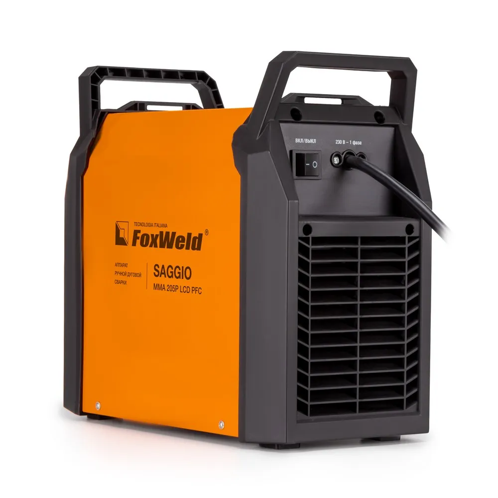 Сварочный аппарат FoxWeld SAGGIO MMA 205P LCD PFC  1016 — детальное фото оборудования для СТО на remkola.by