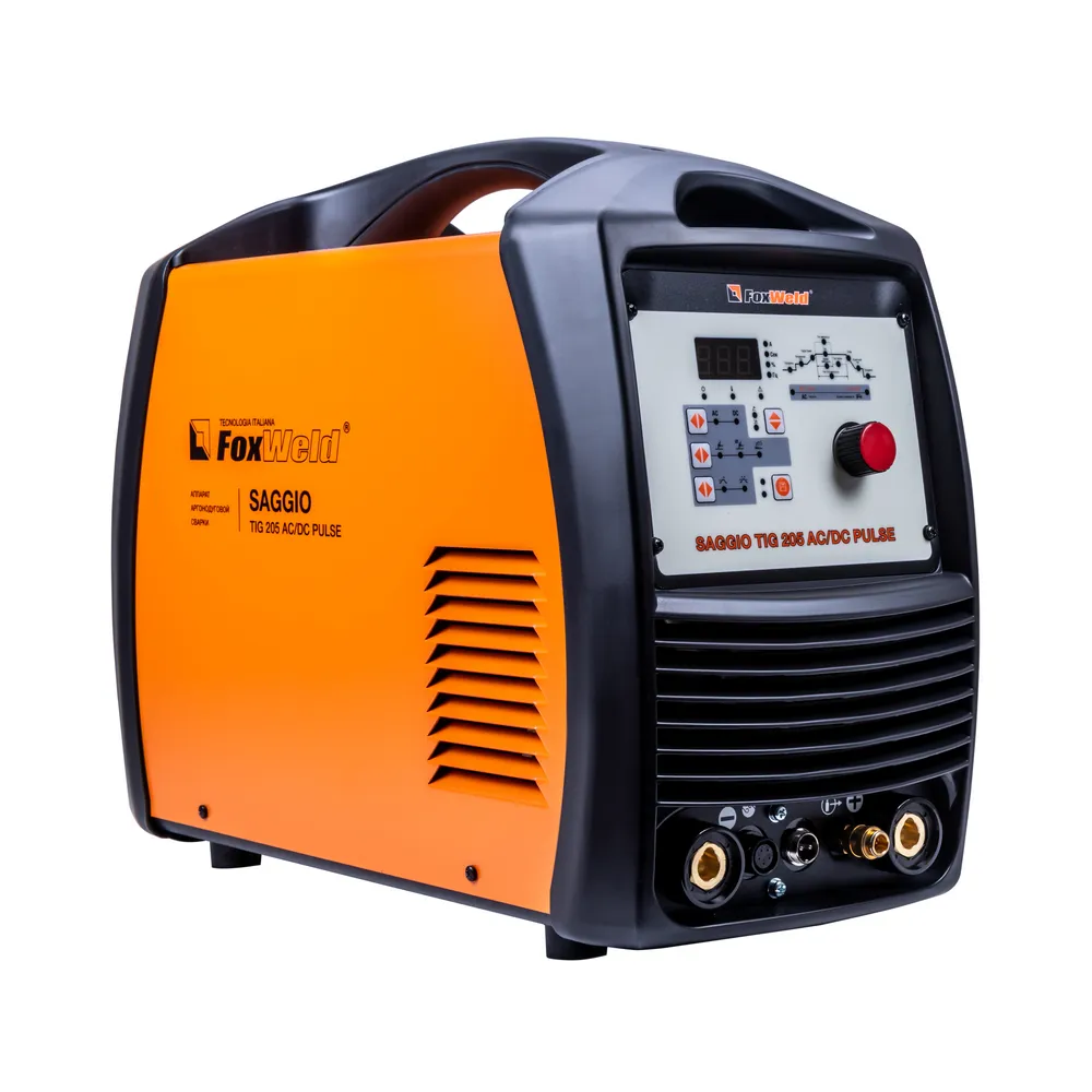Аппарат аргонодуговой сварки Foxweld SAGGIO TIG 205 AC/DC Pulse — детальное фото оборудования для СТО на remkola.by