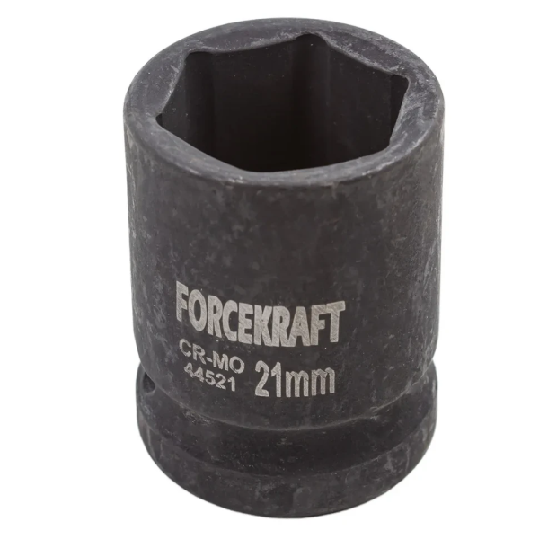 Головка ударная торцевая 21мм (6гр.), 1/2'' FORCEKRAFT FK-44521 неглубокая — фото товара на remkola.by