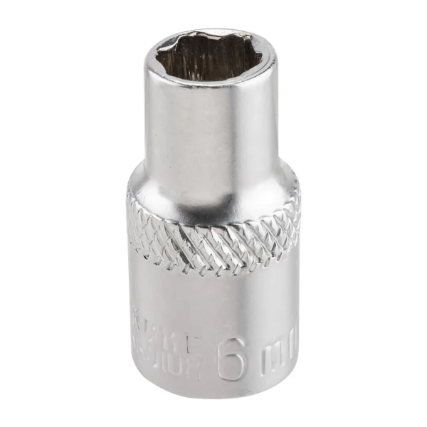 Головка неглубокая короткая торцевая 6мм (6гр.), 1/4'' RockFORCE LIGHT RF LIGHT-52506 — фото товара на remkola.by