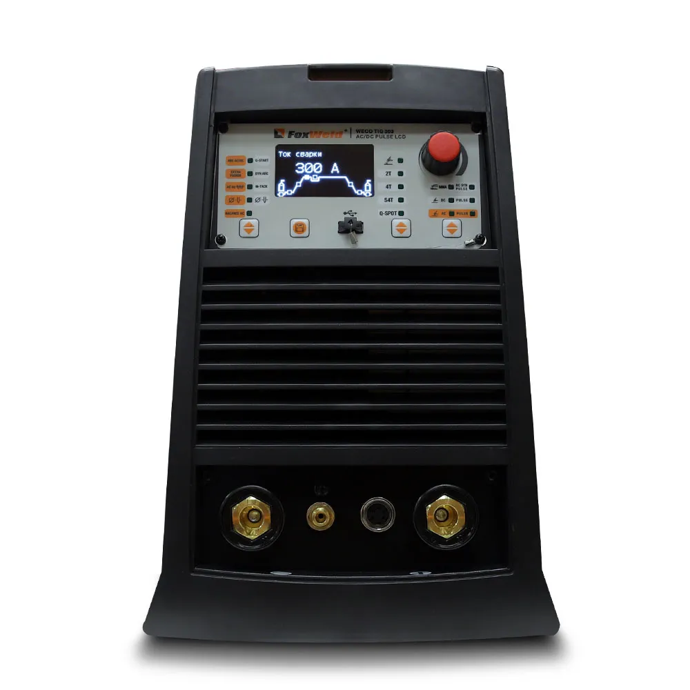 Аппарат аргонодуговой сварки FOXWELD WECO TIG 303 AC/DC PULSE LCD — детальное фото оборудования для СТО на remkola.by