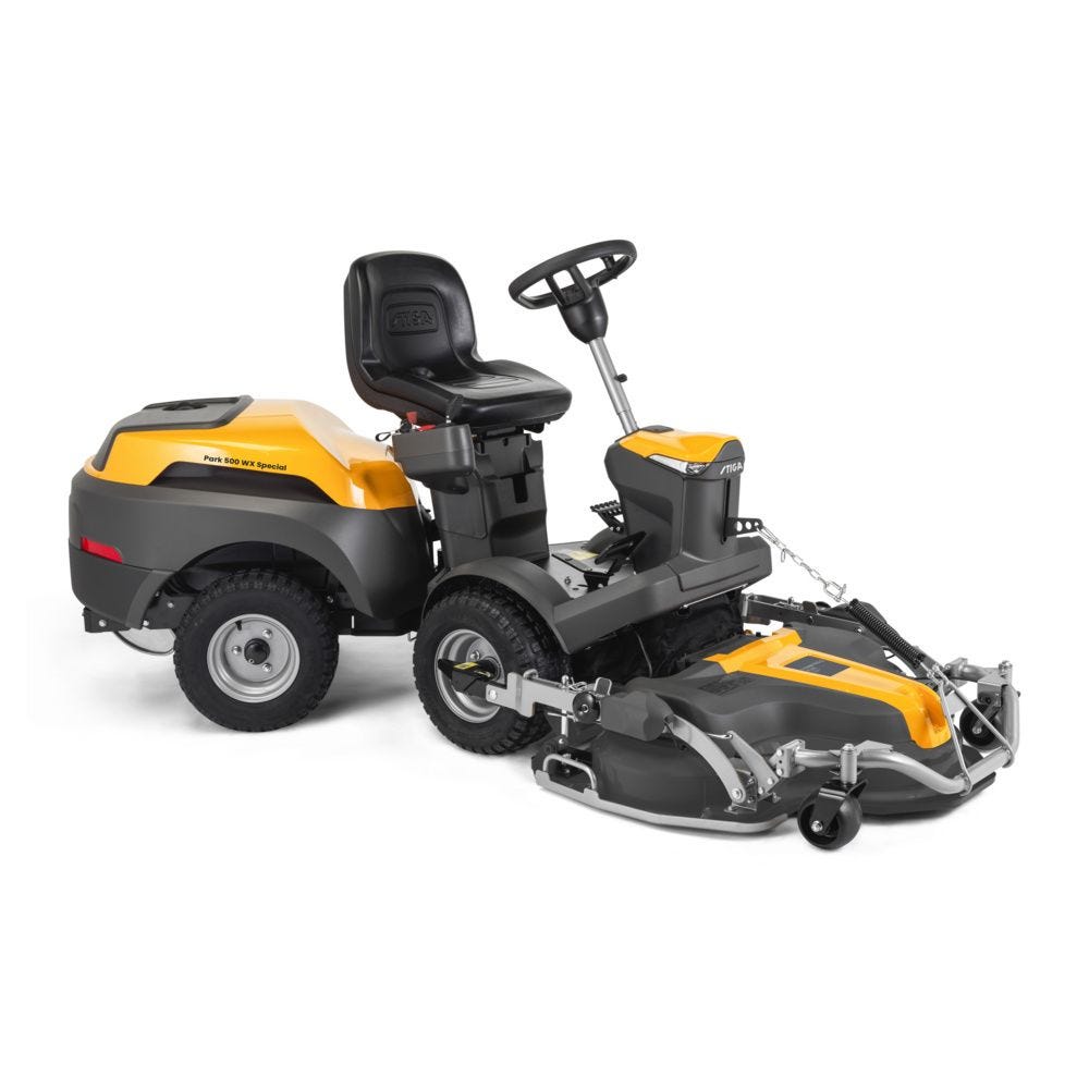 Газонокосилка бензиновая с сиденьем STIGA Park 500 WX (Honda) — детальное фото оборудования для СТО на remkola.by