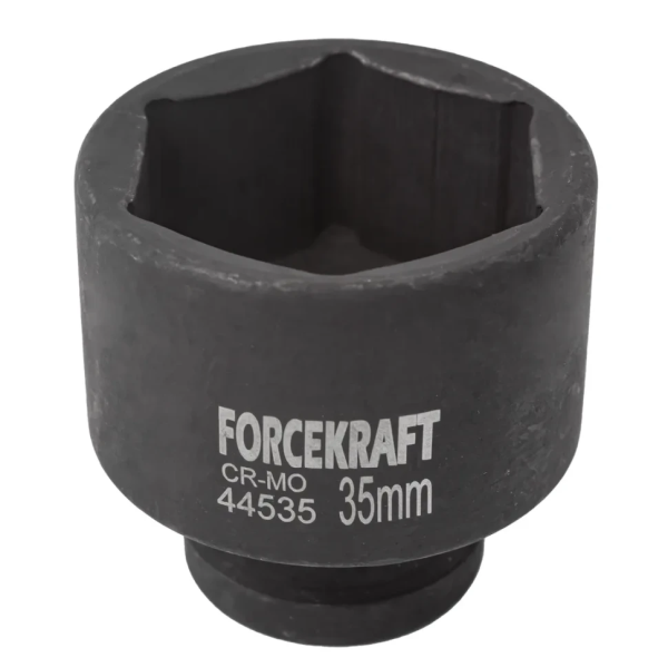 Головка ударная торцевая 35мм (6гр.), 1/2'' FORCEKRAFT FK-44535 неглубокая — фото товара на remkola.by