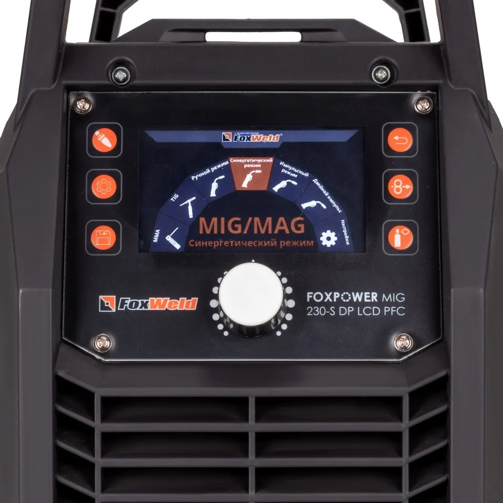 Сварочный полуавтомат FOXPOWER MIG 230-S DP LCD PFC FoxWeld 1505 — детальное фото оборудования для СТО на remkola.by