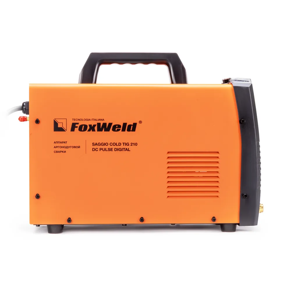 Аппарат аргонодуговой сварки Foxweld SAGGIO COLD TIG 210 DC PULSE DIGITAL — детальное фото оборудования для СТО на remkola.by