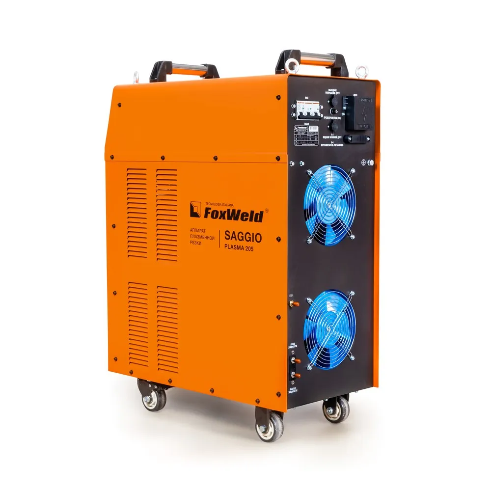Аппарат плазменной резки FoxWeld SAGGIO PLASMA 205 — детальное фото оборудования для СТО на remkola.by