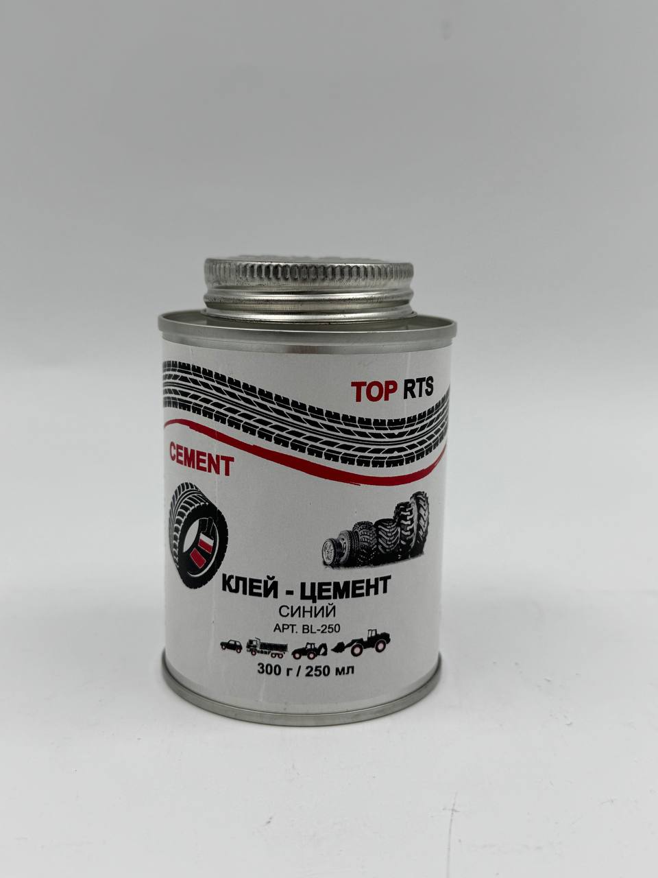 Клей-цемент «TOP RTS CEMENT», синий, 250мл