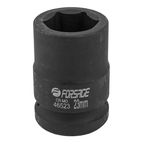 Головка ударная неглубокая короткая торцевая 23мм (6гр.), 3/4'' Forsage F-46523 — фото товара на remkola.by