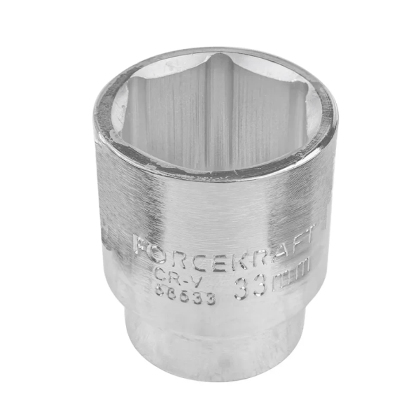 Головка торцевая неглубокая короткая 33мм (6гр.), 3/4'' FORCEKRAFT FK-56533 — фото товара на remkola.by
