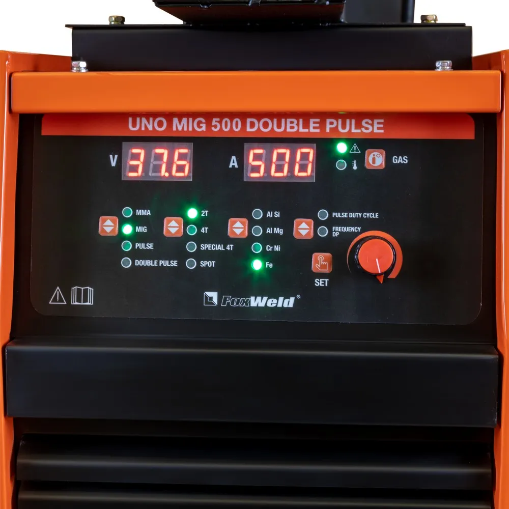 Сварочный полуавтомат FOXWELD UNO MIG 500 DOUBLE PULSE — детальное фото оборудования для СТО на remkola.by