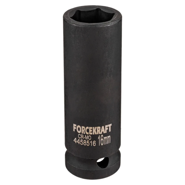 Головка торцевая ударная глубокая 16мм (6гр.), 1/2'' FORCEKRAFT FK-4458516 — фото товара на remkola.by
