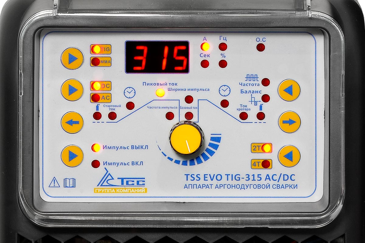 Сварочный инвертор ТСС TSS EVO TIG- 315 AC/DC — детальное фото оборудования для СТО на remkola.by