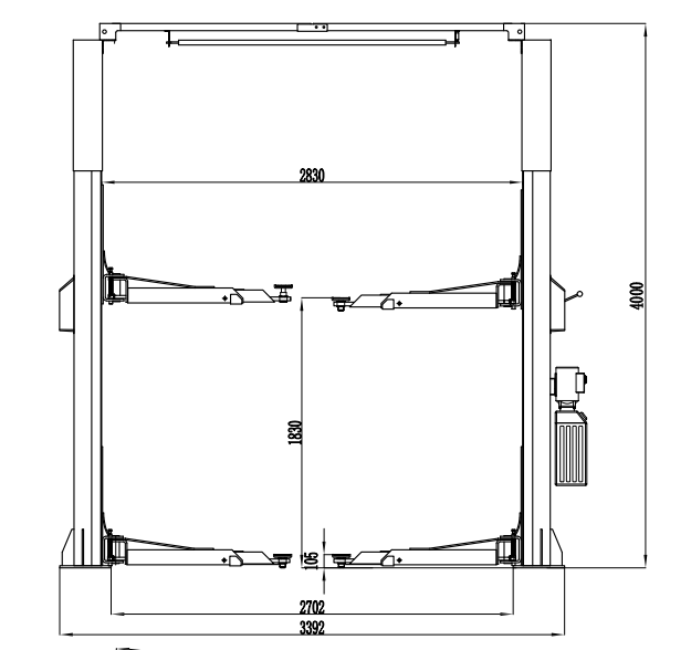 Подъемник электрогидравлический ESBerg ESB TPRO-10S(4)