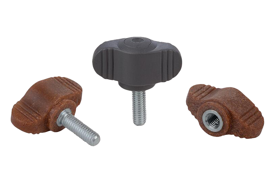 K0274 Ручки барашки NATURE grip маленькие