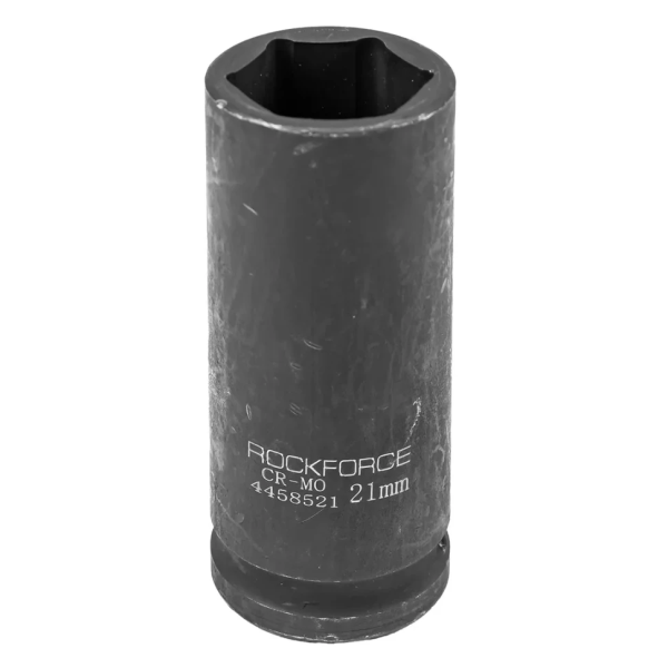 Головка торцевая ударная глубокая 21мм (6гр.), 1/2'' RockFORCE RF-4458521 — фото товара на remkola.by