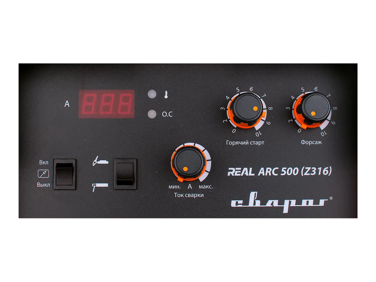Сварочный инвертор Сварог Real ARC 500 (Z316) — детальное фото оборудования для СТО на remkola.by