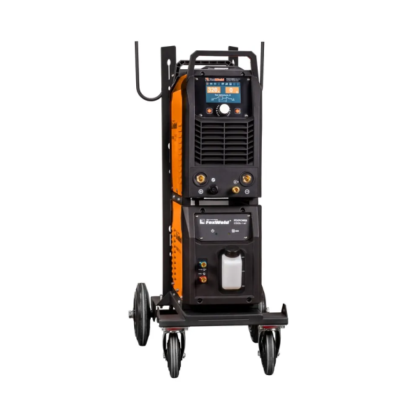Аппарат аргонодуговой сварки FOXPOWER TIG 320 AC/DC PULSE LCD с блоком жидкостного охлаждения  COOL-1 MT и тележкой  MT-1 FoxWeld 1498 — фото товара на remkola.by